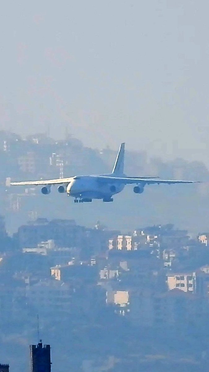LebanonJets's tweet photo. #NATO charter #AN124 #UR82007 #50801B into Beirut from Cairo as #ADB363F hidden on FlightRadar24 though type is a dead-giveaway. Previous AN124s were here in 2025 on Nov26, Aug12 &amp; May10 https://t.co/GrM74CDCP7