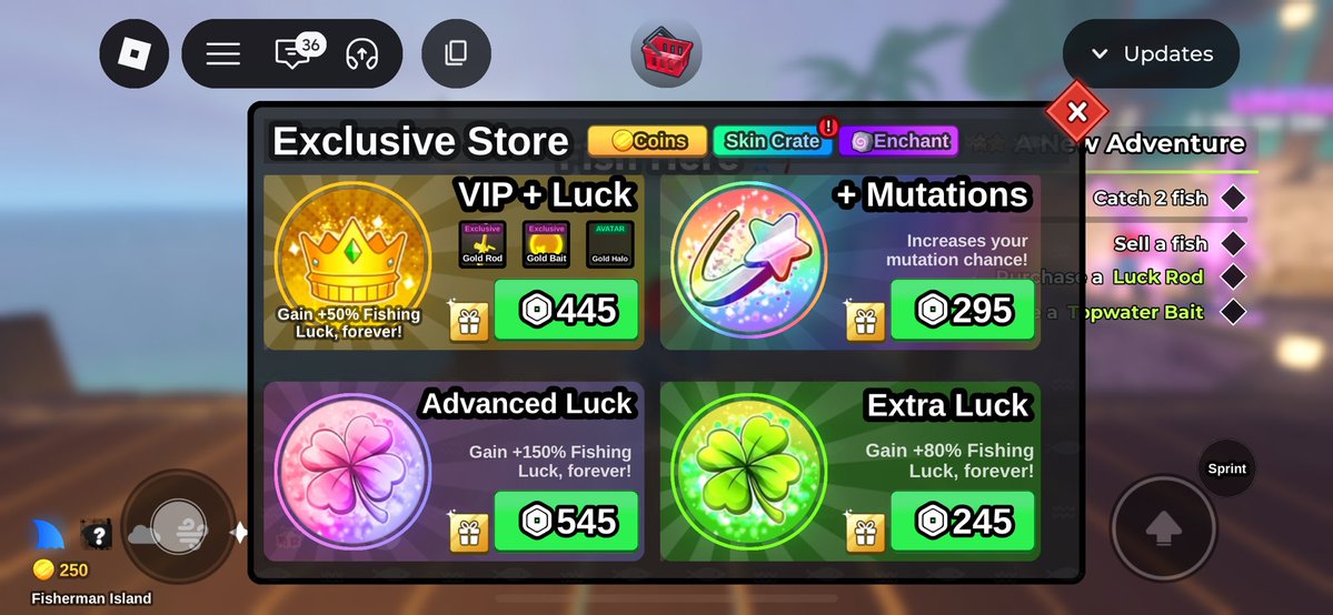 constenery's tweet image. ( R73 ) - GIG FISH IT 

ETERNAL FLOWER : 65.627
BLACKHOLE SWORD : 73.000

PIRATE
1x : 8.000
5x : 40.000

ELDERWOOD
1x : 7.500
5x : 36.000

vip : 32.500
advanced luck : 40.000
extra luck : 18.000
mutations : 21.500
double xp : 14.500
sell anywhere : 23.000
small luck : 4.000