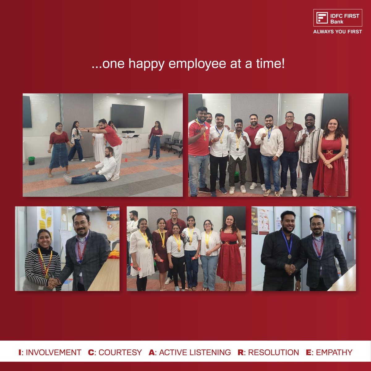 IDFCFIRSTBank's tweet photo. #IDFCFIRSTBank #CXOlympics #LifeAtIDFCFIRSTBank #MomentsatIDFCFIRSTBank #StoriesFromWithin #WorkplaceSnippets #Customerengagement #CareersatIDFCFIRSTBank #ICAREMentality #CustomerCentricity #CustomerObsessed https://t.co/HfOwFL2j5l