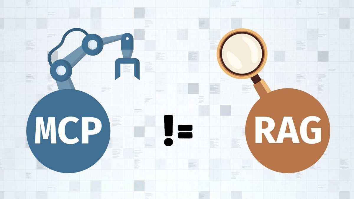 ThomasTrung's tweet photo. MCP vs RAG?

MCP (Model Context Protocol) and RAG (Retrieval-Augmented Generation) are two different but complementary methods for connecting Large Language Models (LLMs) to external data ...

More detail at
https://t.co/jSHU7JLT9X https://t.co/SqDTz8FIqx