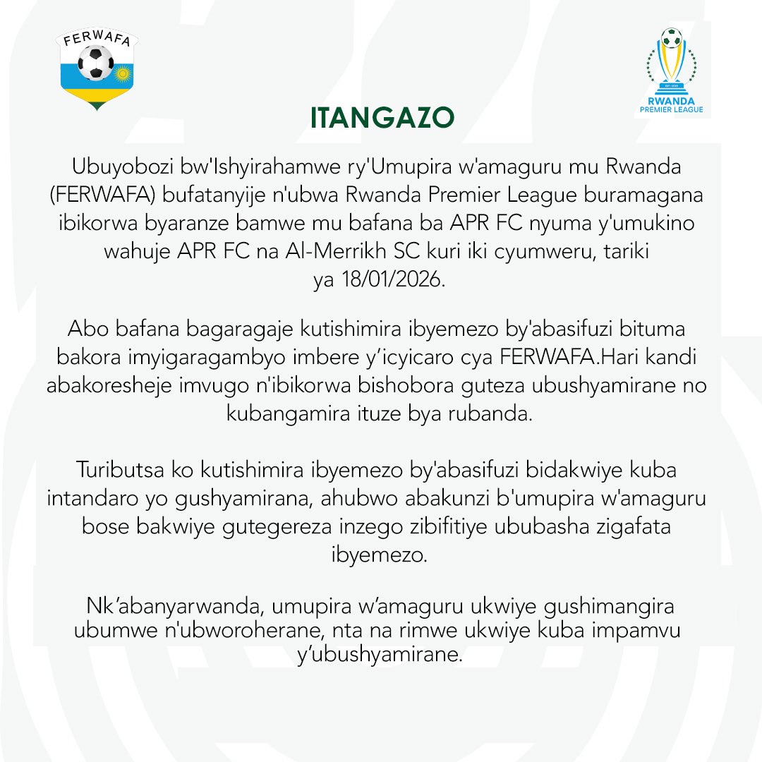 Rwanda FA tweet media