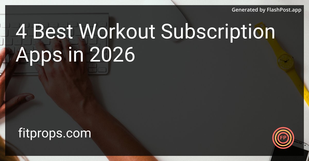 alieGotha's tweet image. Plot twist: working out is way more fun when your app instructors have better jokes than you do. 😂 Here are 4 apps worth the download!"

Source: fitprops.com/blog/best-work…

#TechNews #PersonalTraining #FitLifestyle #SubscriptionApps #subscriptionapp #goodworkout