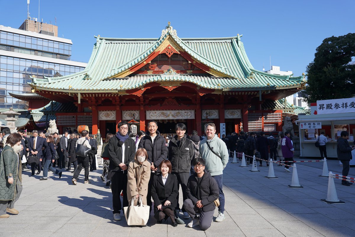 🎍#神田明神 へ初詣に行ってきました⛩

2026年も、新しいプロジェクトや挑戦を通して、皆さまと一緒に成長していけることを楽しみにしています！✨

#初詣 #2026年 #チーム