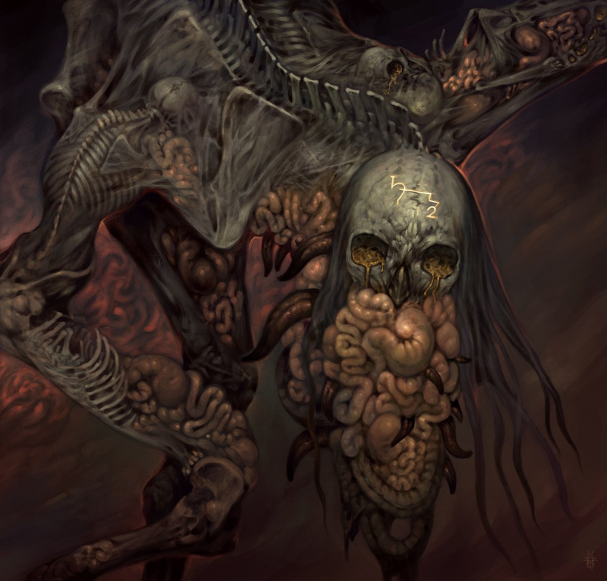 Abomination from the Dead by Isis Sangaré
artstation.com/artwork/D5VdmG