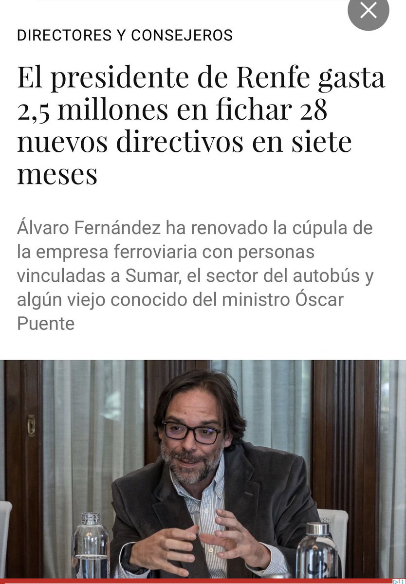Solo recordarte que el PSOE puso a Koldo y a Pardo de Vera de consejeros de RENFE. Y Sumar hizo esto 👇