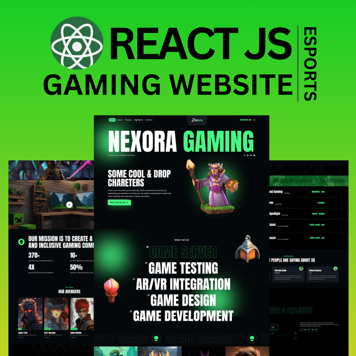 k2infocom's tweet photo. 🎮 Esports &amp; Gaming Website Template

Built with React.js ⚡

Perfect for teams, streamers, and gaming communities.

👉 https://t.co/3olrDof4mA

#ReactJS #Esports #GamingWebsite #WebDev #Frontend #CodingLife #WebDesign #Programming #ResponsiveTemplate #BuyMeaCoffee https://t.co/gvTlMetb3q