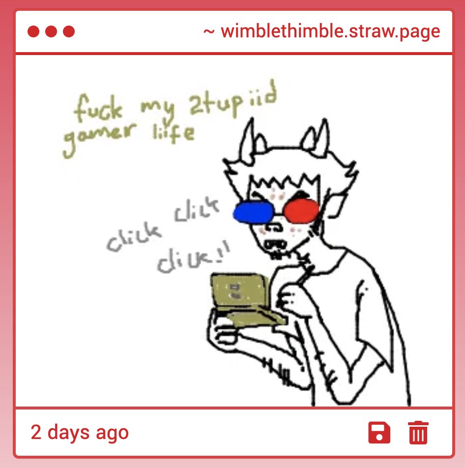 i should probably play my on 3ds more it's been collecting dust
thanks for the gimmick whoever you are