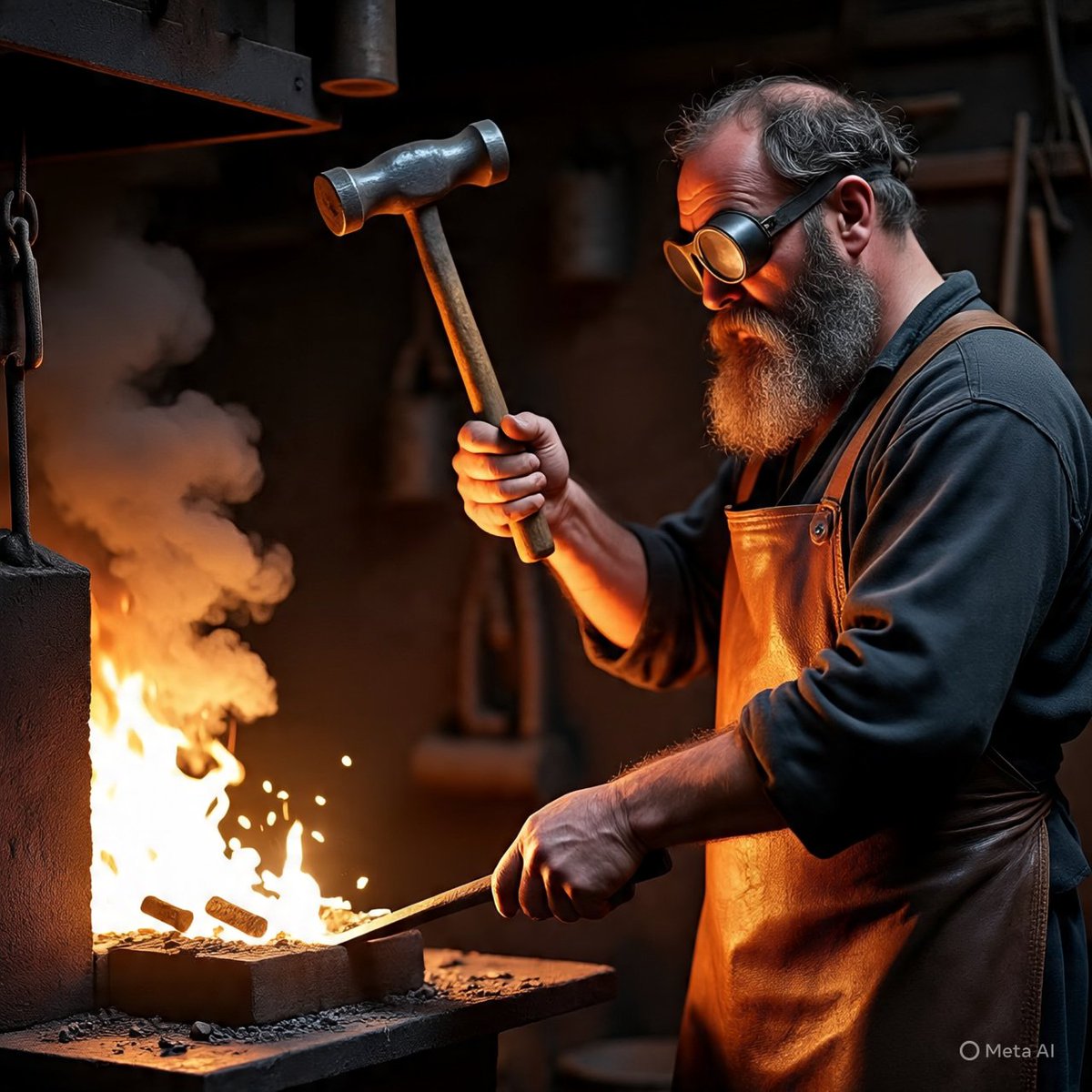 चिंतन:-
एक गांव में सोनार और लोहार दो दोस्त रहते थे! 
दोनों में काफी मित्रता थी जो कई गांव में चर्चित थी!!

दोनों नित्य क्रिया से निवृत्त होकर प्रतिदिन सुबह 5:00 बजे अपने दुकान पर आकर अपना कार्य शुरू कर देते थे!

सोनार सोना को पीट- पीट कर गहना बनाता था और लोहार लोहे को पीट-पीटकर