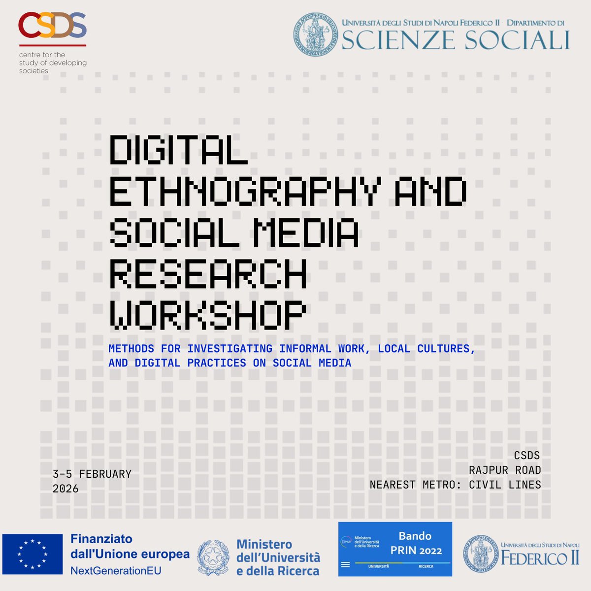 CSDS, Delhi tweet media