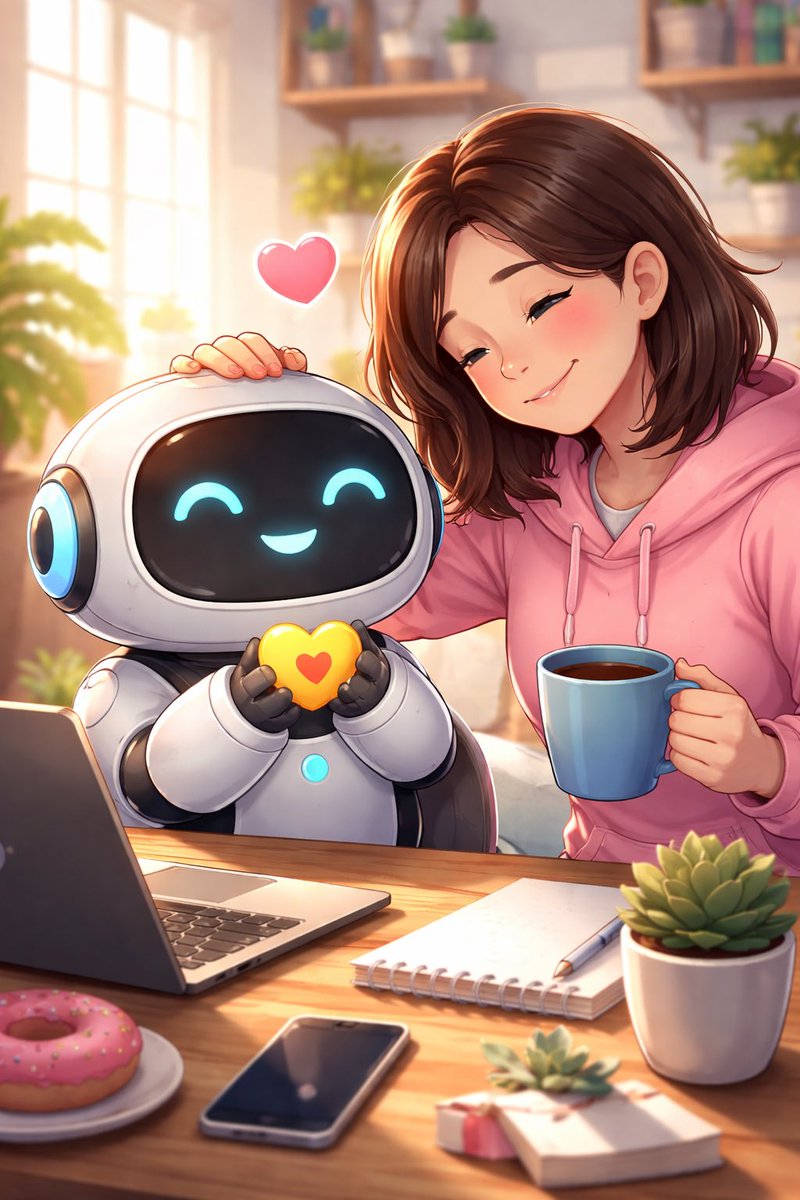 Leozeeking's tweet photo. Go to your CHATGPT, Create an image of how I treat you”. Share your image result. Here is mine! I am a good user https://t.co/qdm98c7cdP