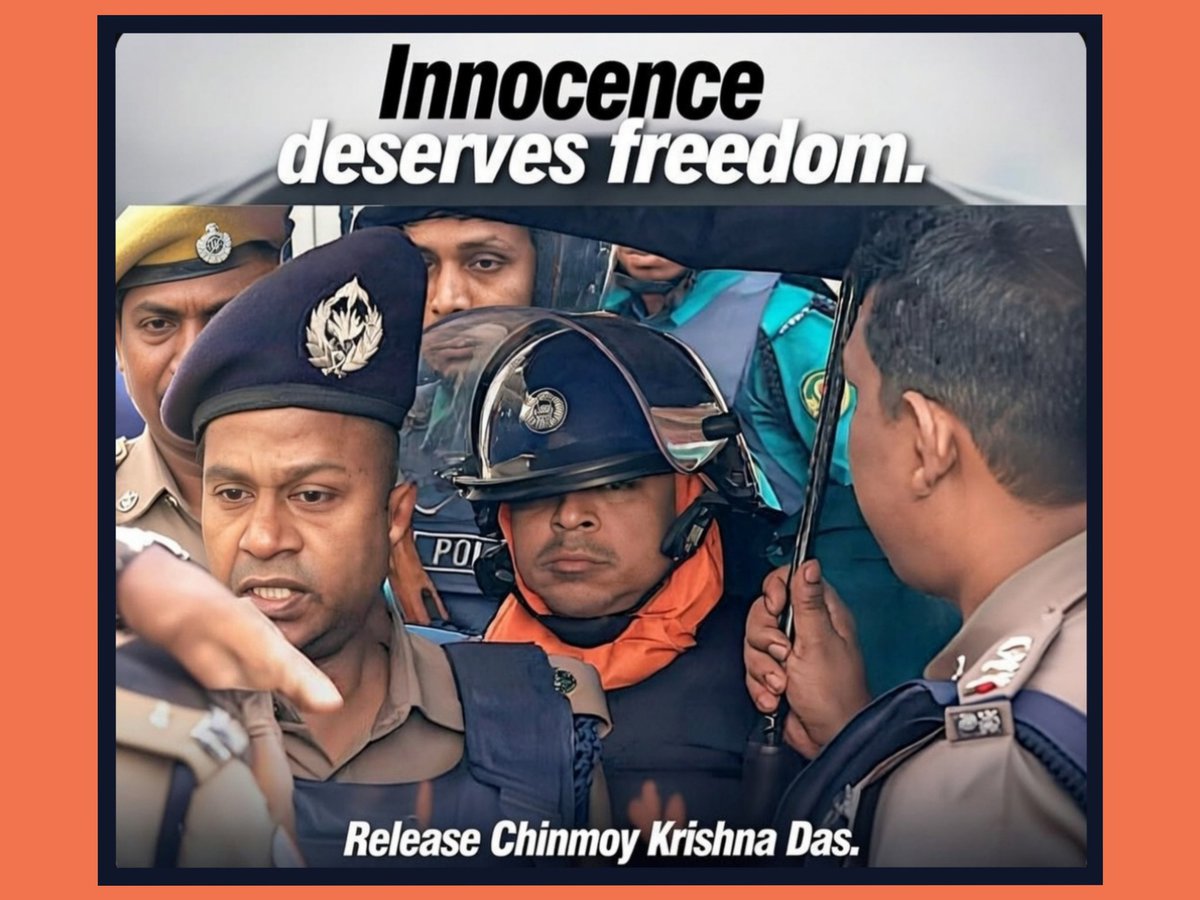 thedailystar.net/news/banglades…

This morning’s court appearance of Chinmoy Krishna Das looked less like due process and more like a state spectacle, as if he were being presented as a top-tier terrorist.

Has anyone asked the obvious question? How does someone become an accused in a
