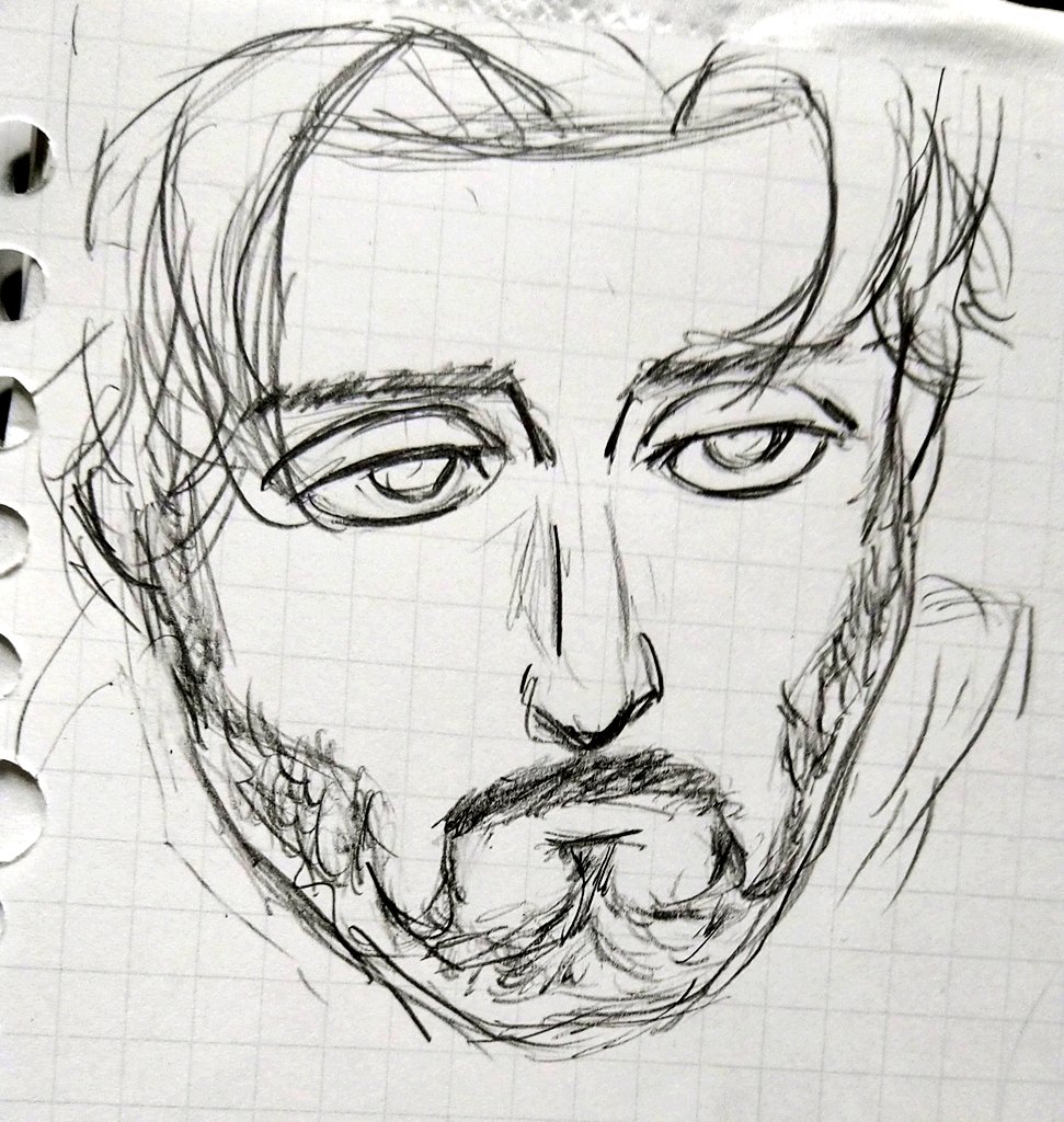 仕事終わー帰宅
たまにはおじさんもかく 