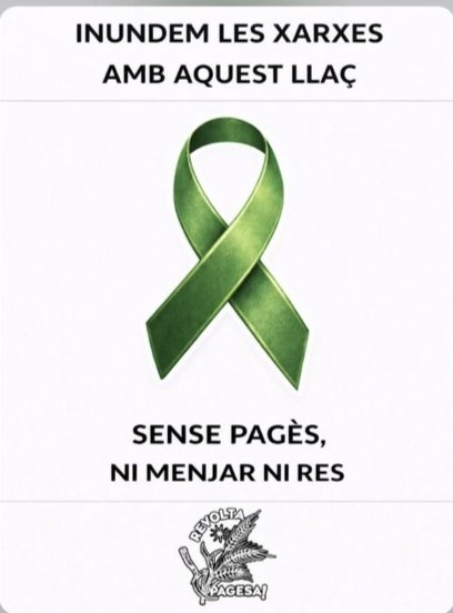 jm_clavero's tweet image. No podem fer ús del cotxe perquè contamina però els aliments els volen portar de 8, 10 o 12.000 kms en lloc de produir-los a casa nostra.

#VullProductesDeCasa