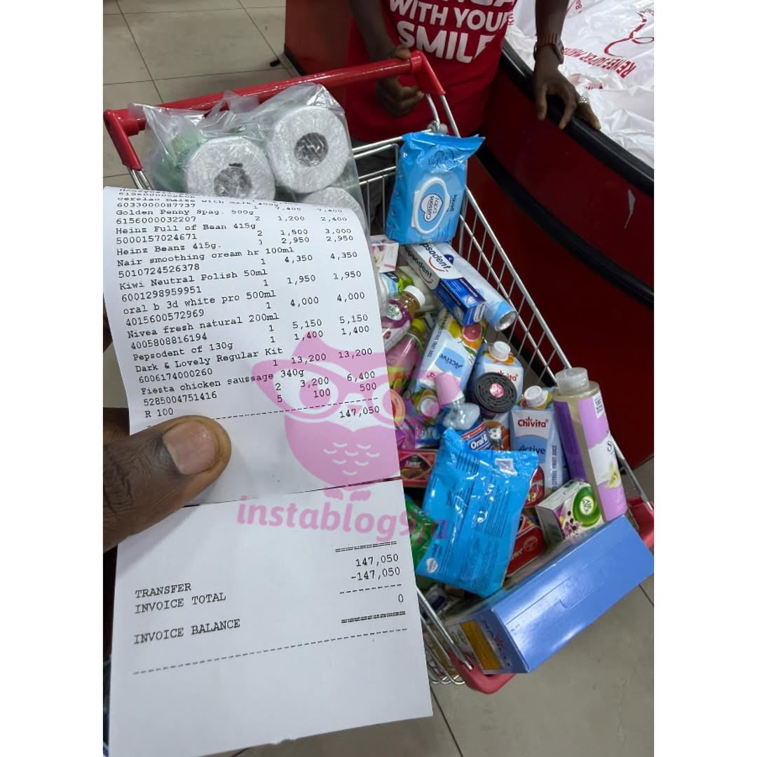 Techie Olabode shares how his grocery shopping costs jumped by just 500% between 2020 and 2026.
