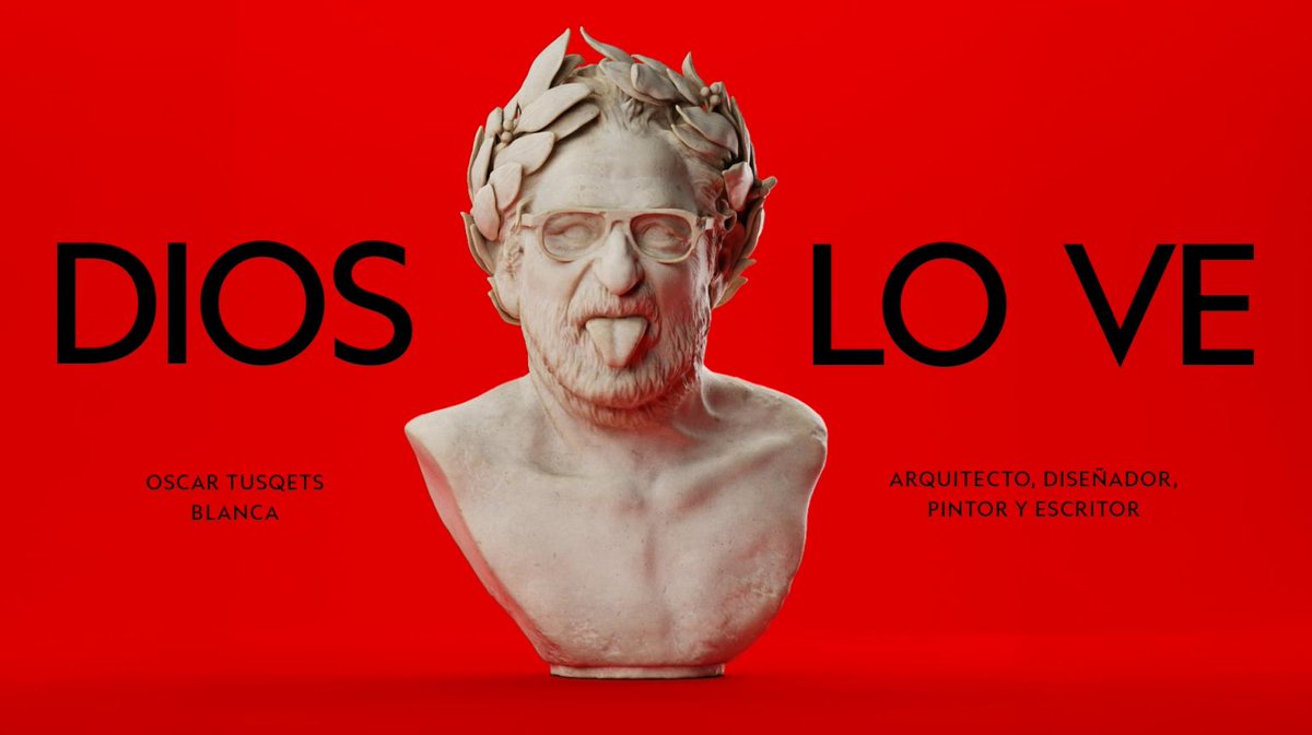 Si tienes 59 minutos has de ver esto. Y si no, también.

Hace poco posteaba sobre el «Dios lo ve» de Oscar Tusquets, y ya está disponible el documental sobre su universo creativo, a la carta en 'Imprescindibles' de <a href="/la2_tve/">La 2</a>:
📺 rtve.es/play/videos/im…