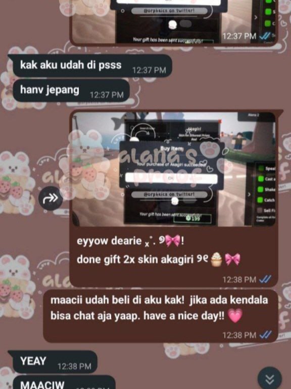 orpheics's tweet image. yuuk jajan gig fisch :3

2x skin akagiri
1x skin akagiri
1x buwundle rivaling energy

 wassaf &amp;amp; testi lainnya ada di bio yaa !