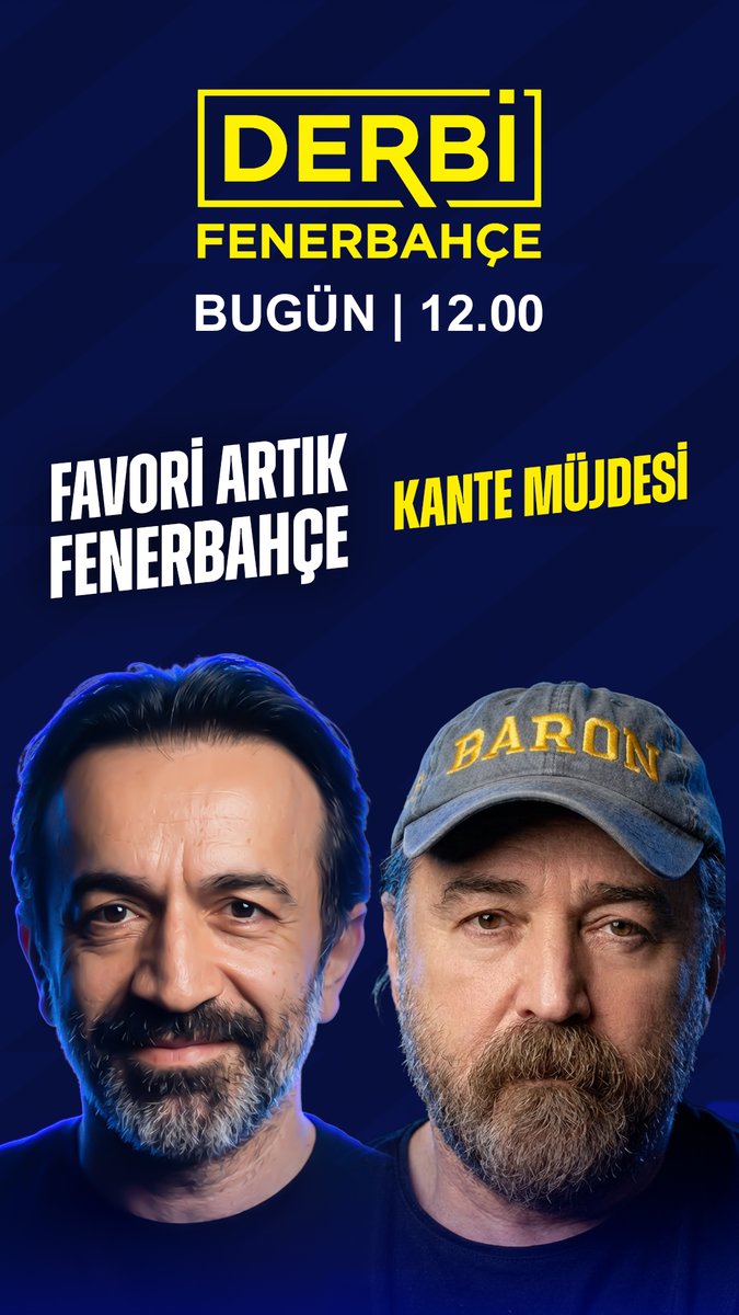 343_digital's tweet photo. 🚨 CANLI | Derbi Fenerbahçe, 12.00'de başlıyor!

👀 Fenerbahçe’de N'Golo Kante transferi ne durumda?

🔥 Fenerbahçe, Alanyaspor deplasmanında geriden gelip kazandı!

💥 Forvet transferinde son durum ne?

🎥 https://t.co/wFXodW89vN

🎙️ @muratasik_, @ibrahimseten https://t.co/9BajJqUOiE