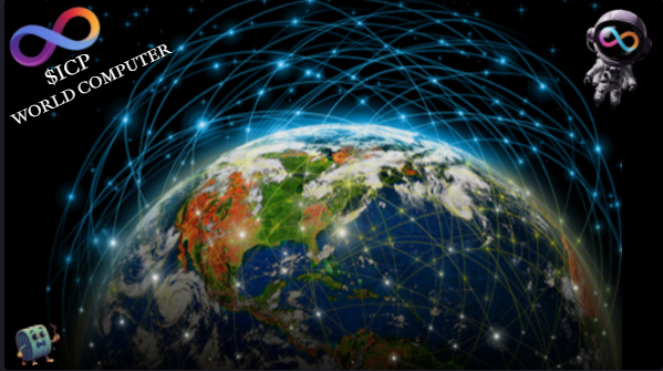 $ICP ∞       WORLD COMPUTER 🌎💻 
                          The Future is Bright ☀️