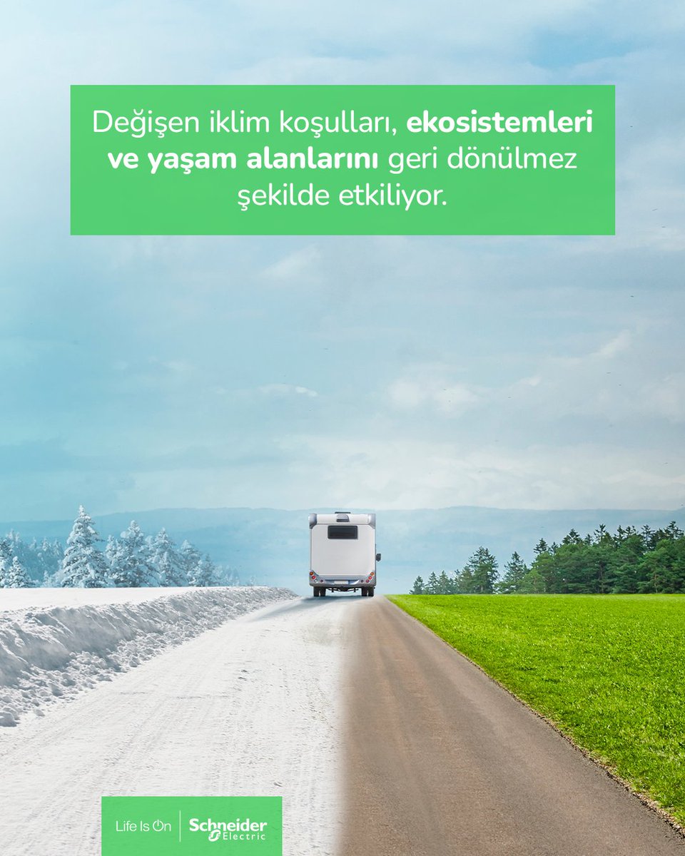 Kış aylarında yaşanan ani soğuklar, beklenmedik kar yağışları ve sık sık değişen hava koşulları, iklim dengesinin artık eskisi gibi olmadığını açıkça gösteriyor. ❄️🌍

Bu durum yalnızca havayı değil; ekosistemleri, (cont) spr.ly/l/6013CNmqv