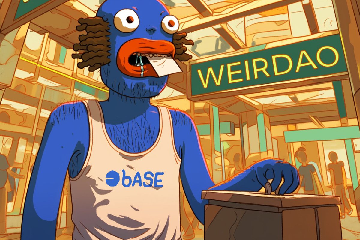 <a href="/basebro_/">bro.base.eth</a> <a href="/base/">Base</a> Believe in <a href="/base/">Base</a> 🟦

$Weirdo on base