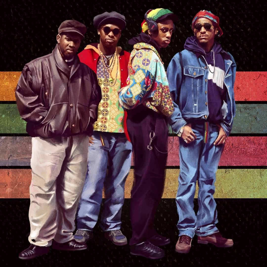 SVG__Collection's tweet image. A Tribe Called Quest