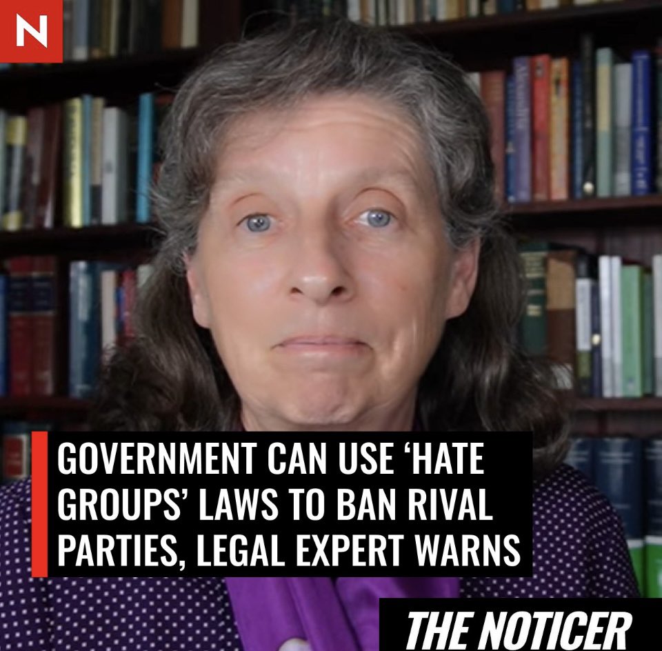 A top legal expert has warned Labor's proposed "hate groups" laws could be used by a future government to ban its main opposition party.

They will use these laws to get rid of One Nation or any party or group that is a threat to their power.

Everybody knows it.
Even the blind &amp;