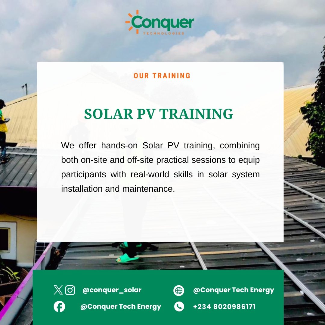 Conquer Technologies and Solutions (@conquer_solar) / Posts / X