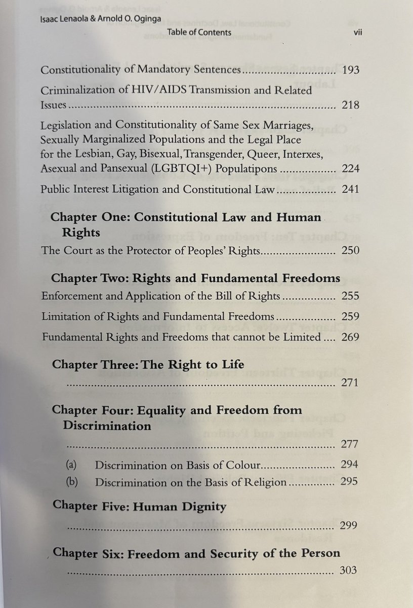 ArnoldOginga's tweet photo. Based on the JSC interviews for Judges I would highly recommend this amazing book by Justice Lenaola… it covers the general topics in constitutional law and litigation of fundamental rights and freedoms…🤔
Cc @LawAfrica_Ltd @NuriaStore https://t.co/Ine7laCgvH