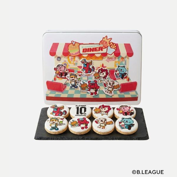 Bリーグ くじプラ マスコット ブレッキー プレート 缶バッジ フォンタブ Bリーグ くじプラ マスコット ブレッキー プレート 缶バッジ