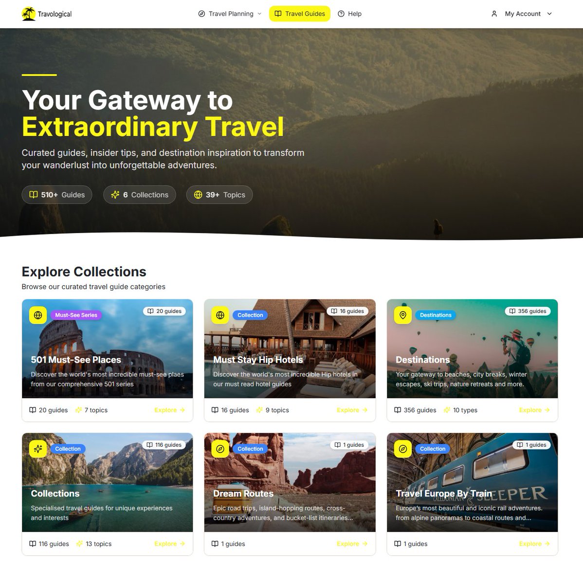 travological's tweet photo. Travel discovery is broken.

SEO spam, fake rankings, “Top 10” lists written by bots.

Travological is curated. Intent-driven. Human.

This is what travel discovery should feel like.
 https://t.co/AQZMZAyZQS https://t.co/TRKsIiAAbg