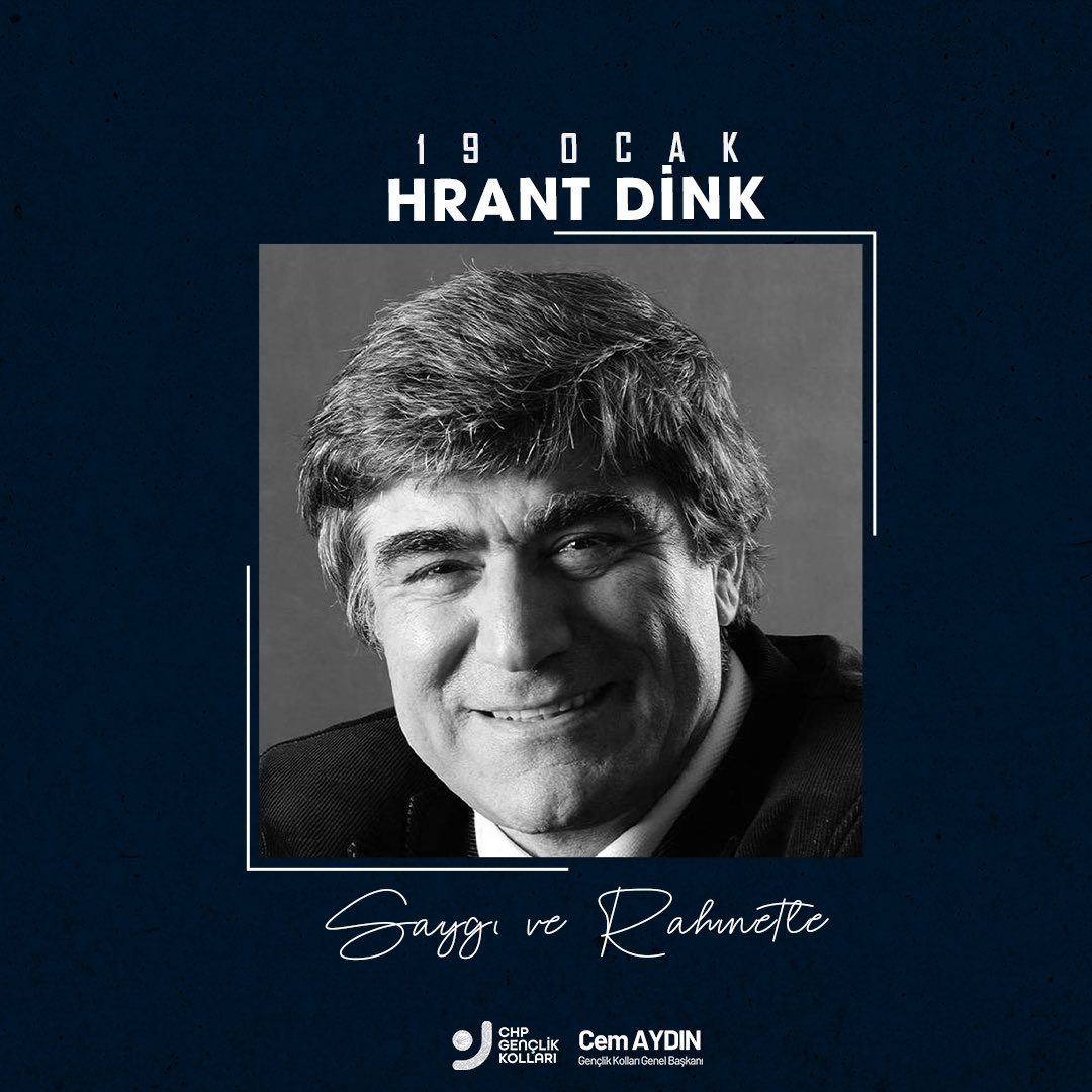 Bu topraklarda hakikati söylemenin bedeli, çoğu zaman susturulmak oldu. Susmadan, unutmadan, unutturmadan…

Gazeteci Hrant Dink’i katledilişinin 19. yılında saygıyla anıyorum.