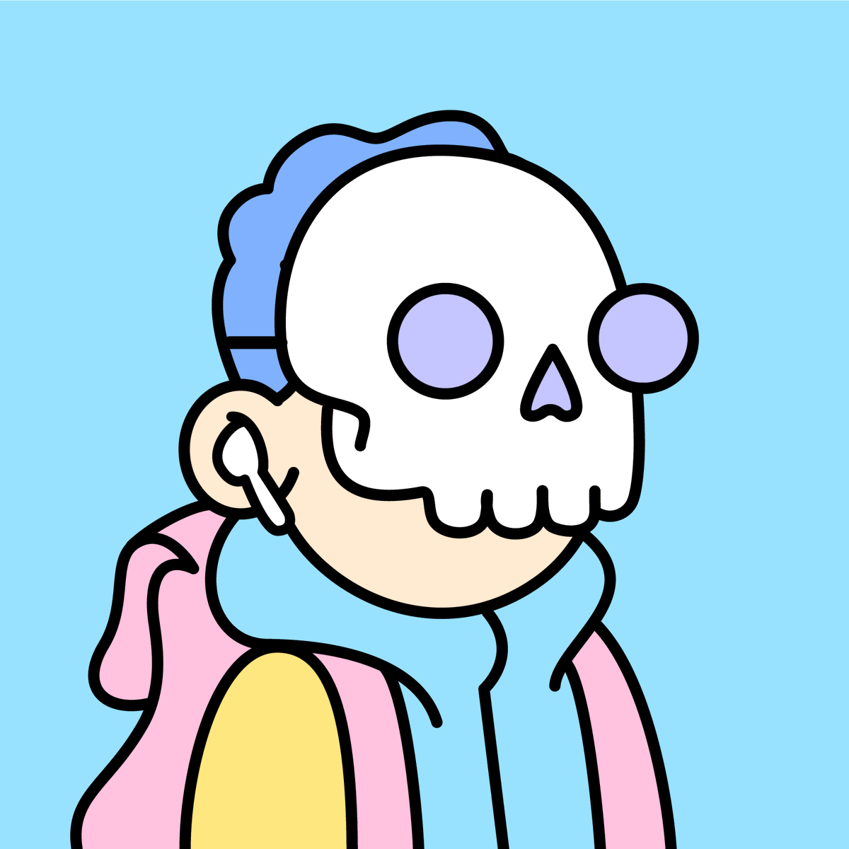 Picked up a doodle with 2 traits I love and a background to match the ape. #thesethingsmatter