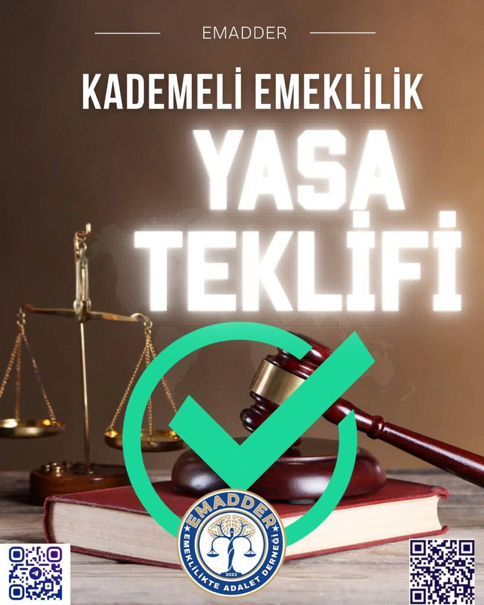 Milyonlar kademe bekliyor 
Hakkımızı istiyoruz 

<a href="/EmadDernegi/">EMEKLİLİKTE ADALET DERNEĞİ ⚖️</a>
#KademeİçinYasaŞart