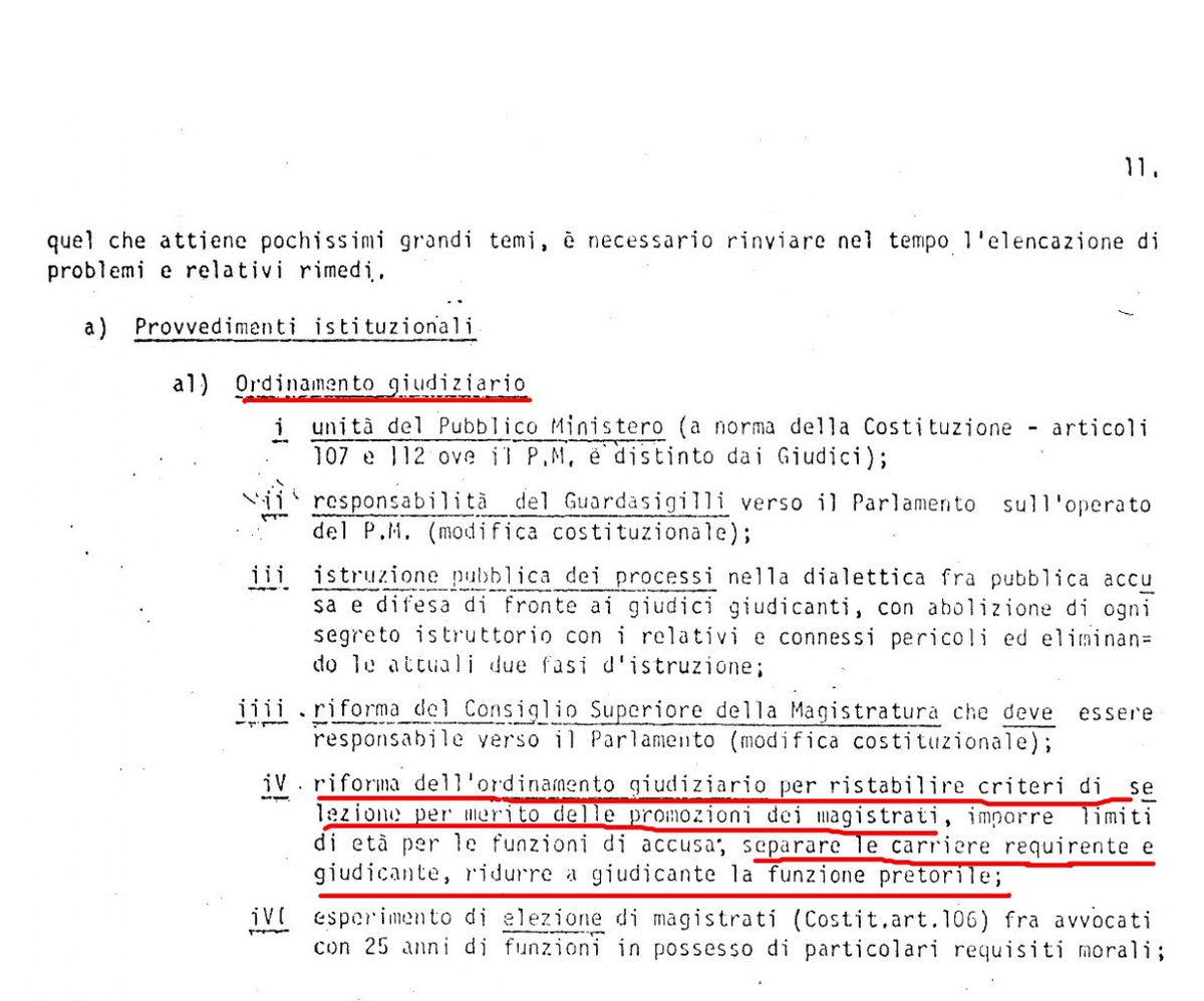 Wikileaks_Ita's tweet image. #GelliFiles Piano di "Rinascita Democratica" Loggia #P2👁, ordinamento giudiziario: separare le carriere requirente e giudicante..
#SEGRETO 1981