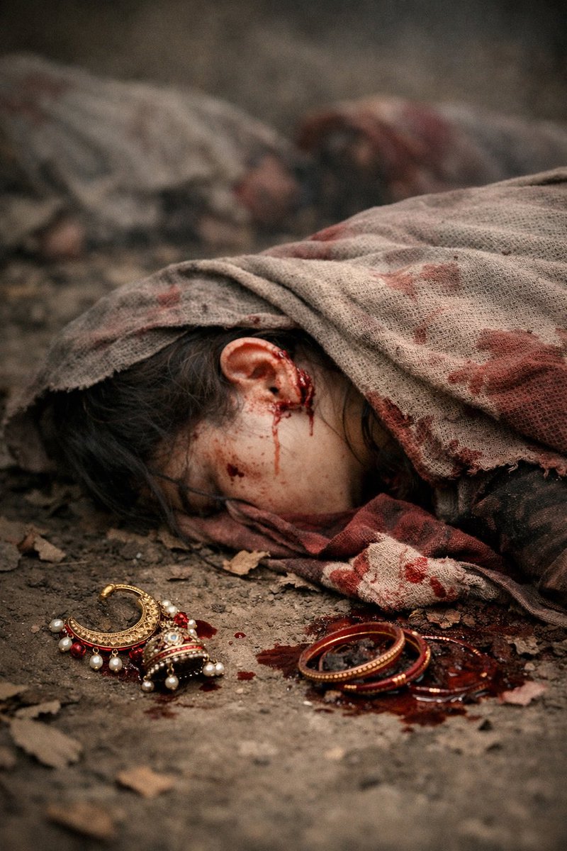 Kashmiri women are known for their long, elegant earrings, a symbol of grace and culture.

But in the 1998 Wandhama massacre, where 23 Kashmiri Pandits were killed, even this symbol was violated. 

When the bodies were found, women’s ears had been cut off, not by terrorists