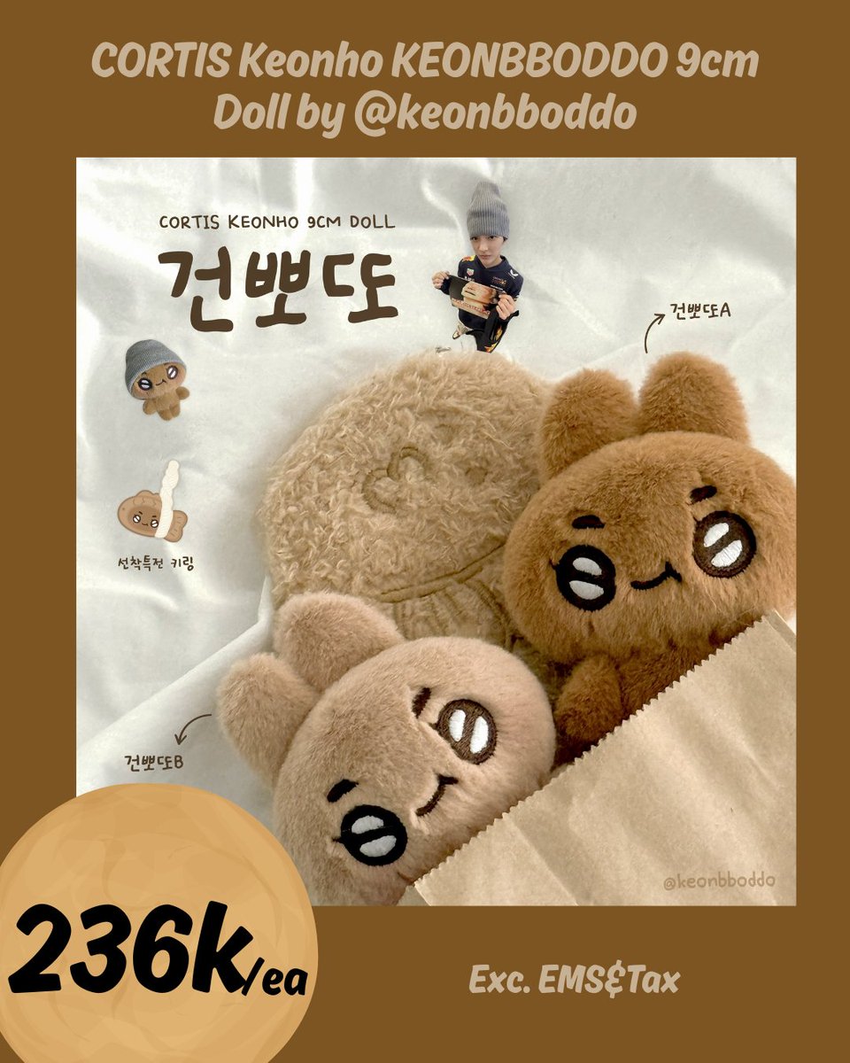 Murcekally's tweet photo. [Open PO] CORTIS Keonho KEONBBODDO 9cm Doll by 
@keonbboddo

💰 Rp236K/ea

🗓close 01/22/2026 23.59
❌Exclude ems&amp;tax
✅🌐Global Shipping
💌DM for more information

📍Bekasi

Tag.Jasa Titip wts wtb ina go wts sell lfb preorder korean jastip korea jastip korea fanart ww https://t.co/WUnLGwbWzI