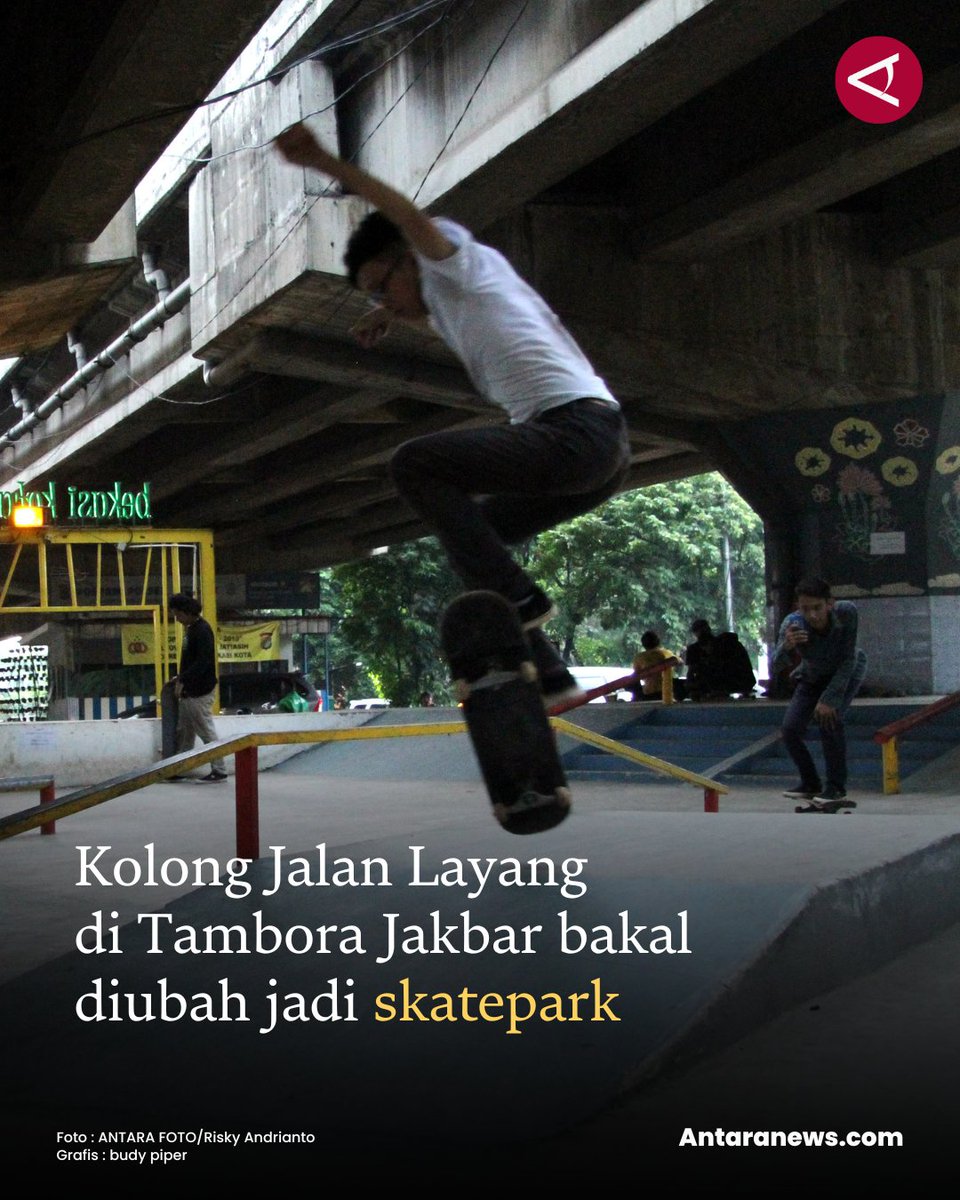 antaranews's tweet image. "Jakarta Barat saat ini memiliki target menjadi Kota Layak Anak 2027, sehingga pembuatan sarana skatepark ini juga menjadi salah satu programnya," kata Walikota Jakbar, Yuli.

#skatepark #program #tatakota
Baca selengkapnya 
m.antaranews.com/berita/5359858…