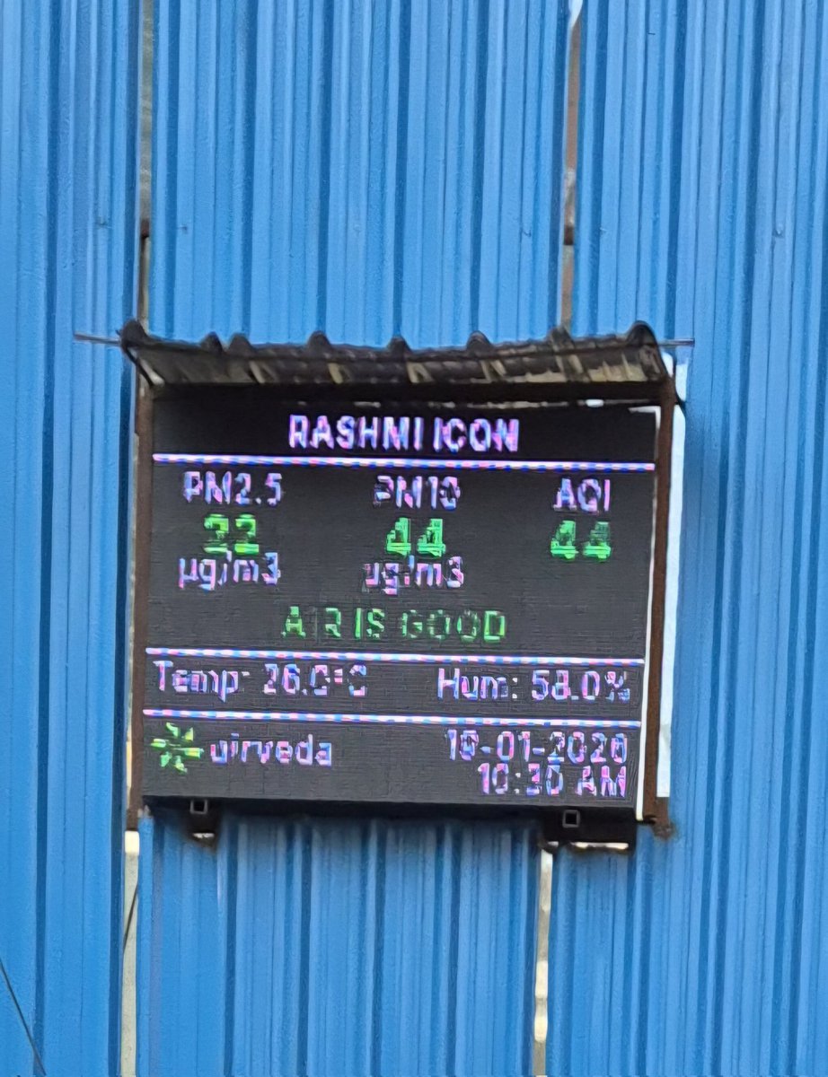 opassanha's tweet photo. @mybmc @mybmcWardPN Shocked to see AQI of 44 this morning on the Rashmi Icon board, a redevelopment building in Orlem, Malad (West) when the actual AQI at that time was 175!  What is the purpose of displaying details on the board if the information is incorrect and tweaked? https://t.co/WHQuwlhMas