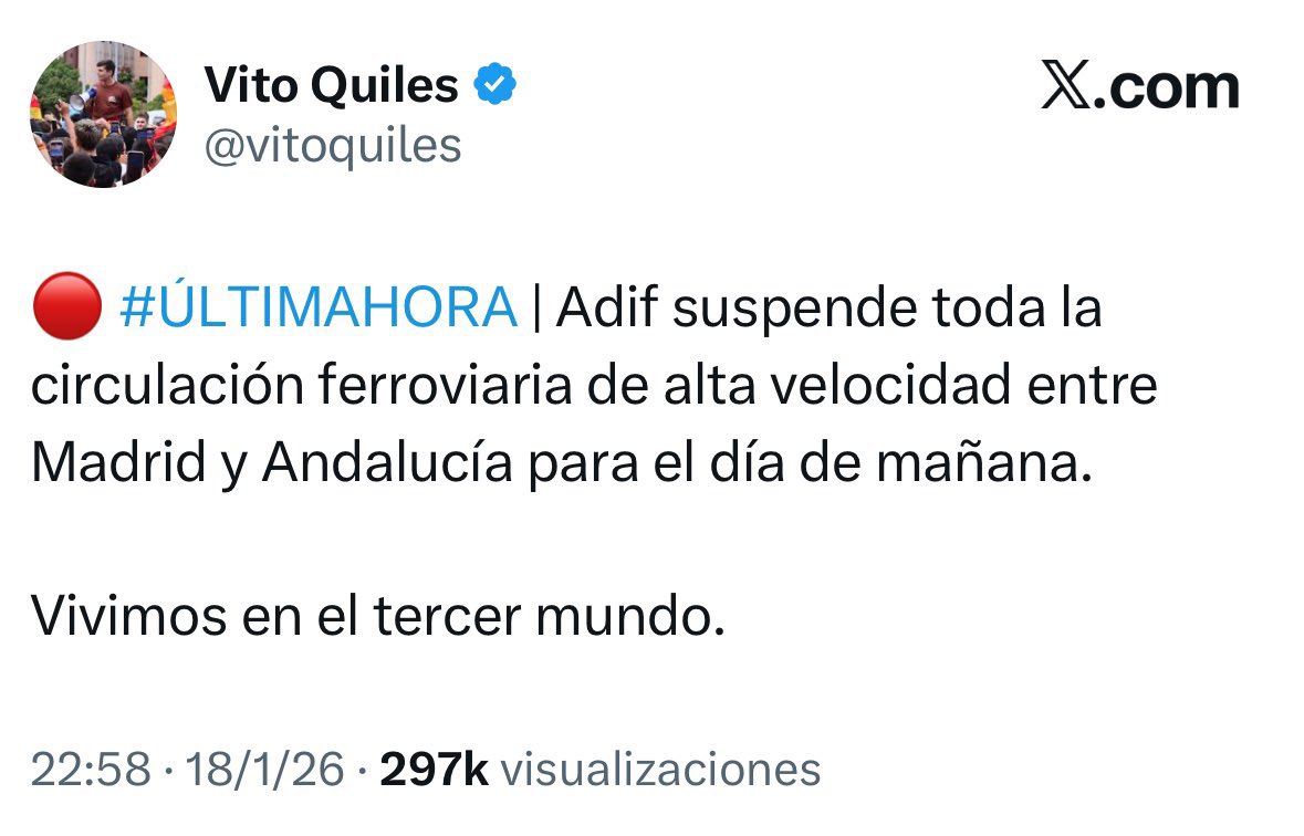 Poco se señala, pero eres escoria infecta sin mínimo escrúpulo, decencia u moralidad. 
Rata que no informa sino que crea más caos, desconcierto, anarquía y confusión.
Miserable despojo putrefacto, Vito Quiles