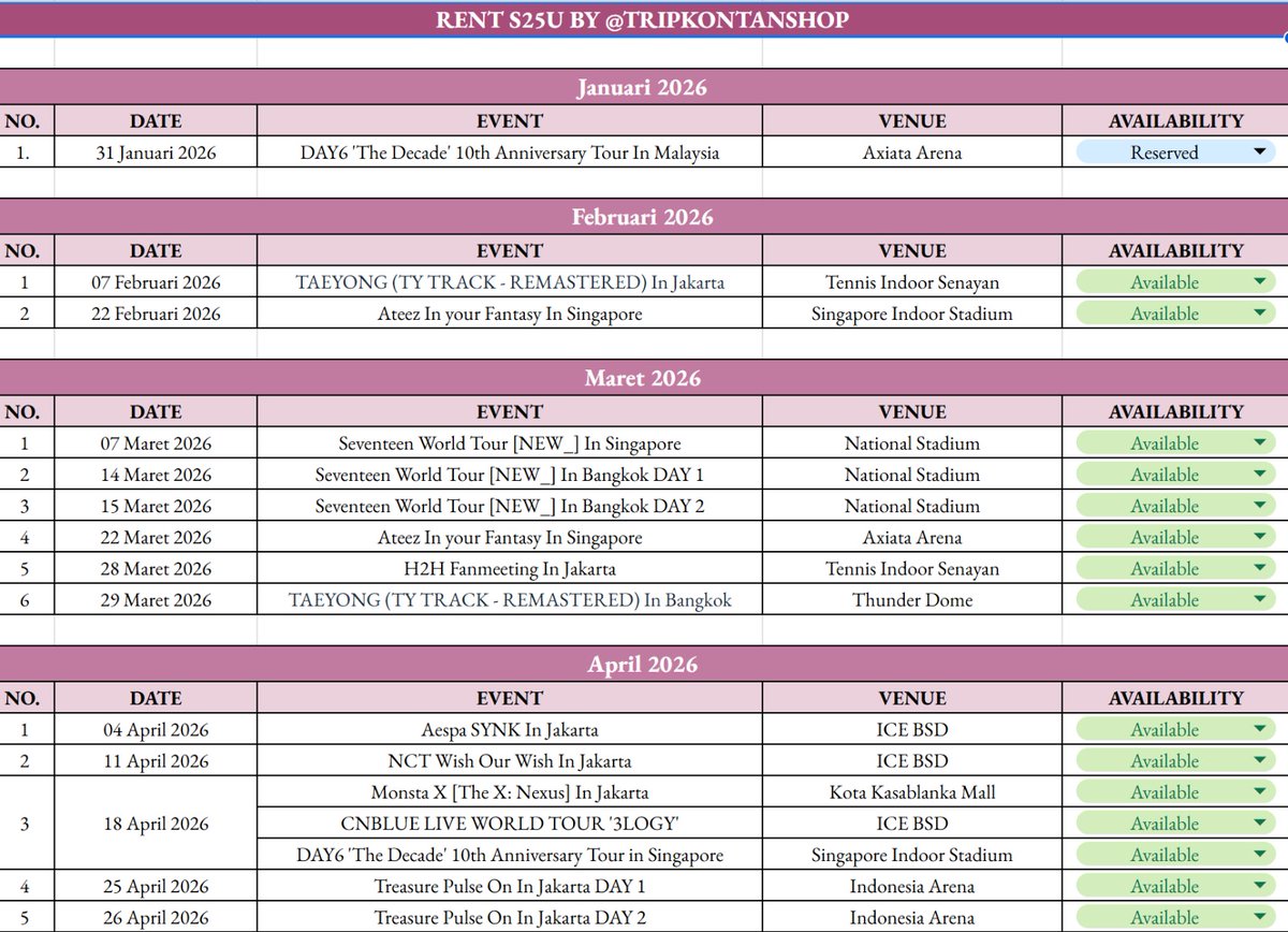 Trip Cikarang Bekasi Jaktim TREASURE EXO BTS tweet media