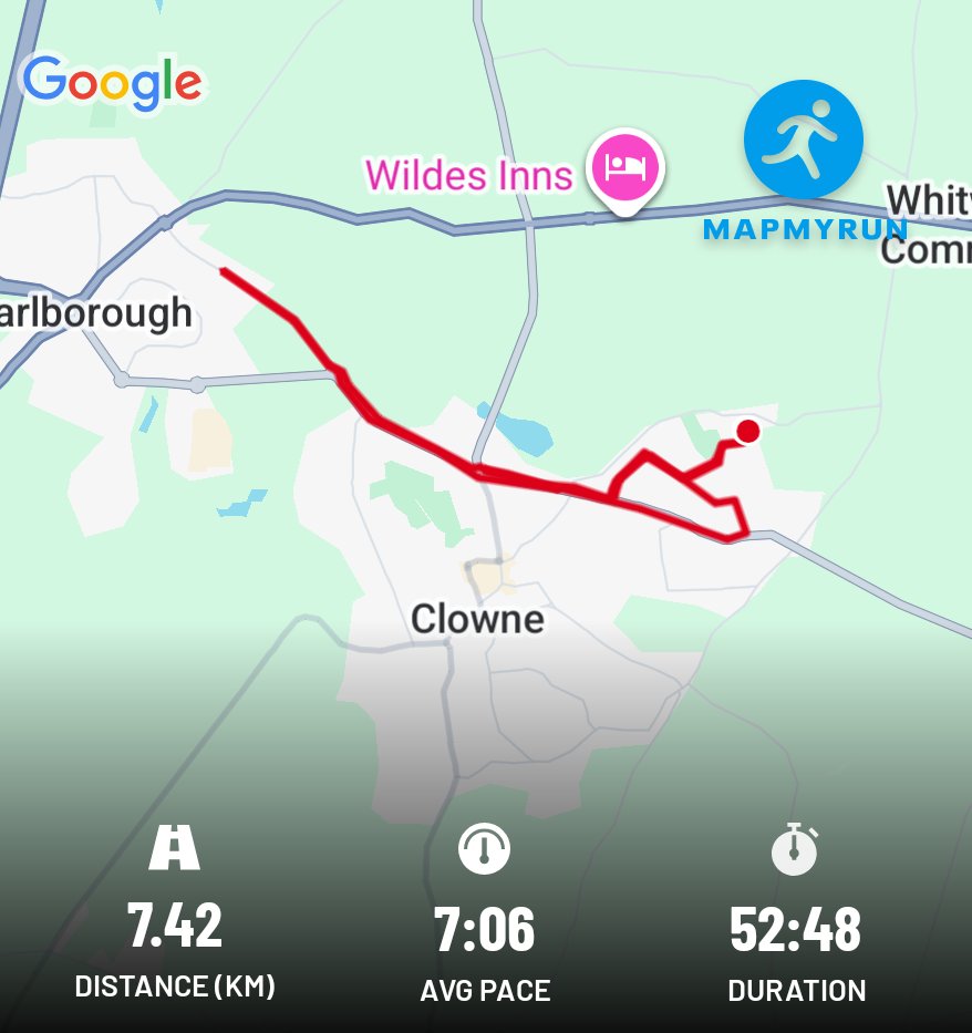 Short foggy run