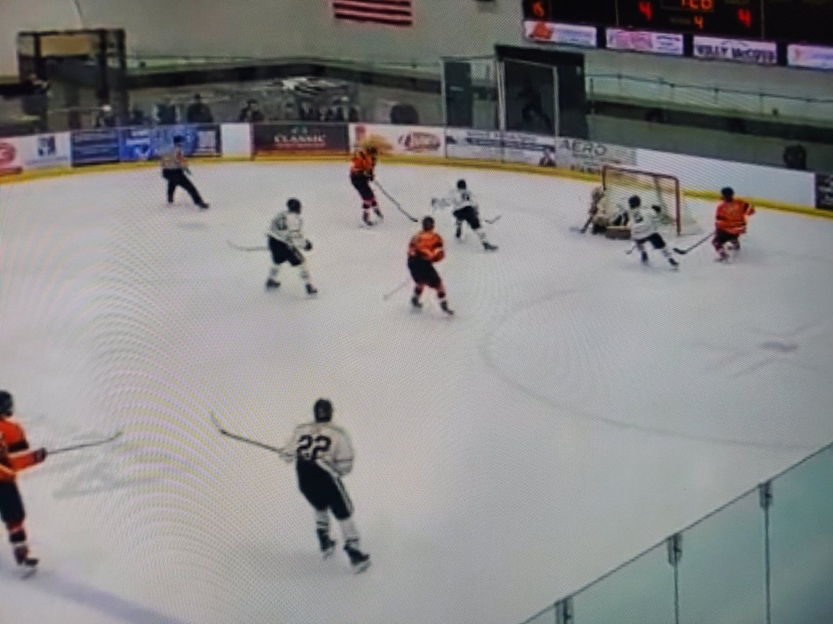 Overtime game-winner for Moorhead over Andover. The focus is how Moorhead was 3 on 3 yet created an advantage. However, attention to detail is required, or Spuds make you pay. Mickelson needs to remain covered, and Andover's back 2 should've swapped.
