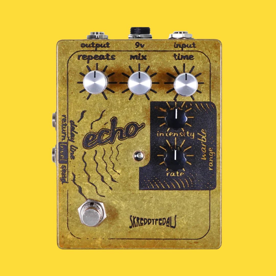 Skreddy Pedals - Echo』 💡テープエコーのような飽和感のあるディレイ