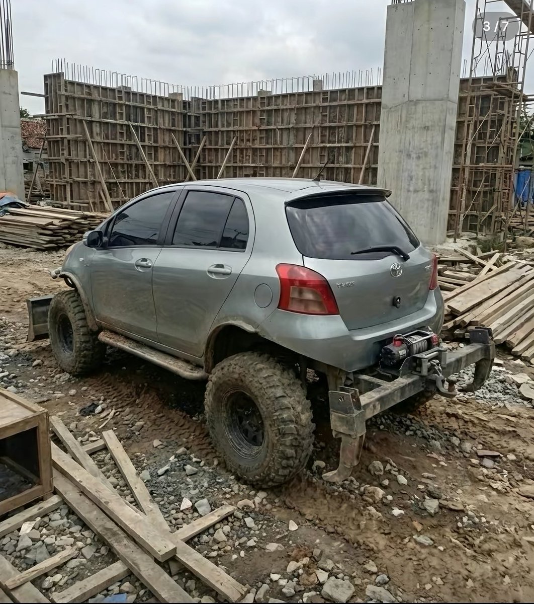JCarhire's tweet photo. That moment when you get two quotations for the same job
1. Professional quotation:
✔️ Site visit
✔️ Structural integrity
✔️ Engineering drawings
✔️ Timeline
✔️ Safety standards
Quotation: KES 450,000

2. Njoroge’s quotation:
“Boss relax…Hii kazi ni rahisi sana na machine zote za kazi niko nazo.” 
Then he pulls up with this machine
No drawings.
No helmets.
No fear.

Just vibes, faith, and a Toyota vitz that has seen things.
And you’ll still ask:
“Uko sure itaweza?”
Njoroge: “Trust me bro.”

Cheap is expensive but confidence is always free.
Anyway if  you want a normal car, not one that looks ready to dig a foundation by itself.
🚗 Car hire available — short & long term
📞 0723 630 231 | 0793 373 705