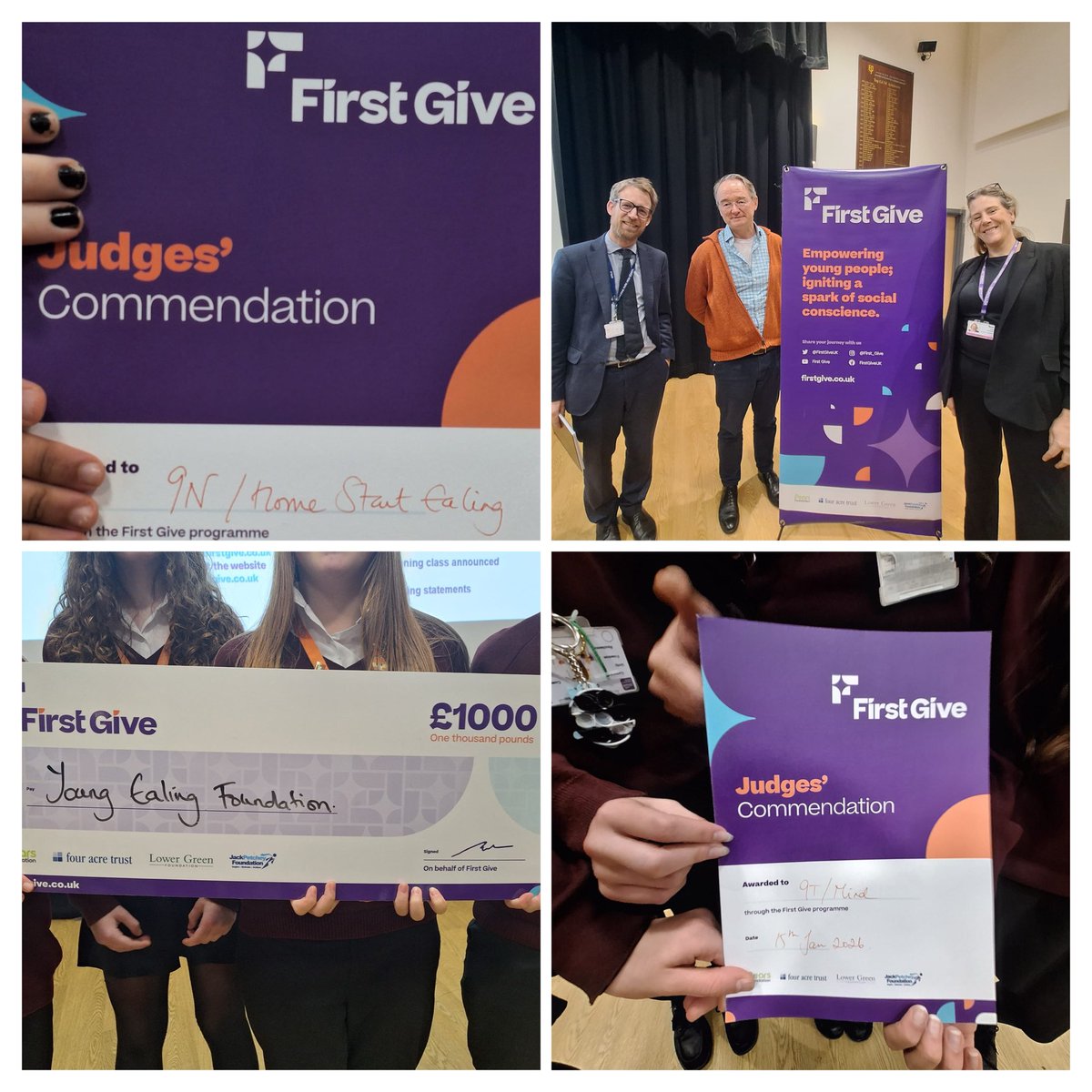FirstGiveGK's tweet image. Thank you Y9s @ElthorneHighSch for your amazing #YouthVoice &amp;amp; work for the charities around #Ealing! Amazing @FirstGiveUK #Final with £1000 going to #YoungEalingFoundation! Thank you Cllr Driscoll&amp;amp;Cllr Knewstub @EalingCouncil  @PKnewstub for judging! @JPFoundation