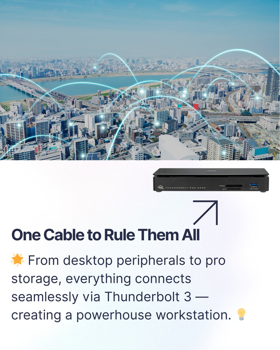 wispaustralia's tweet photo. Expand Your Productivity — One Dock to Rule Them All

👉 Explore how this dock can transform your workflow:

🔗 https://t.co/JZ2FbhuJp5

#Productivity #ITInfrastructure #CreativeWorkflows #Thunderbolt3 #HybridWork #TechSolutions #OWC #ConnectedWorkspaces #sydney #australia #WISP https://t.co/rfsraHjBbt