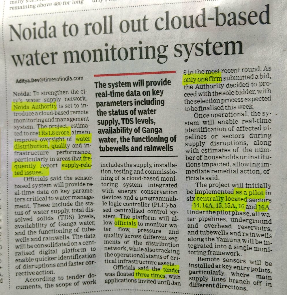 arpbks's tweet photo. Surprised with @noida_authority decisions of #Development.

Why are Pilot projects being targeted in only #VVIP sectors of 14/15/16

Are they really facing a water crisis.

Must be relocated to 7X(74-79) sectors which are flooded with water issues where lakhs of people live. https://t.co/JxLqtvpXmR