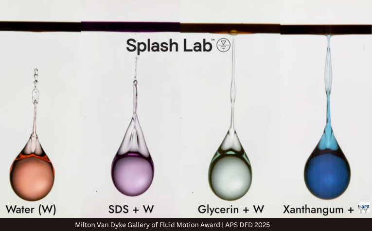 KAUST_PSE's tweet photo. Milton Van Dyke Gallery of Fluid Motion Award | APS DFD 2025

Awarded to Dilip Maity, Nilamani Sahoo, Sandip Dighe, Fauzia Wardani &amp; Tadd Truscott for a video combining visual elegance with rigorous fluid mechanics.

▶️ https://t.co/E7DfYn8ptu

#APSDFD #FluidDynamics https://t.co/ZteXAQaix6