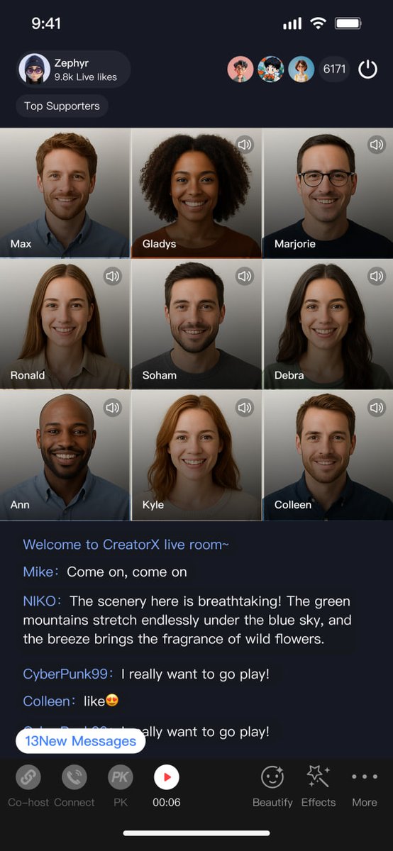CreatorX tweet media
