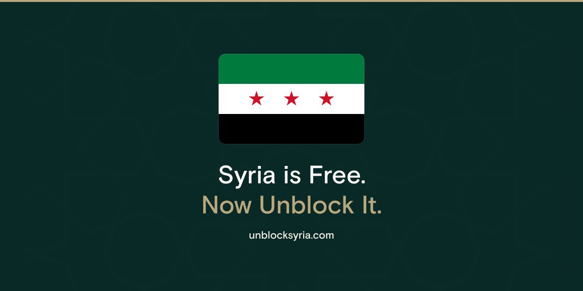 Unblock Syria tweet media